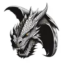 Drogon  tattoo design idea