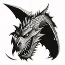 Drogon  tattoo design idea