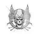 Harley Davidson Logo tattoo design idea