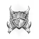 Harley Davidson Logo tattoo design idea