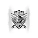 Harley Davidson Logo tattoo design idea