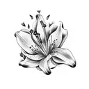 Lily tattoo design idea