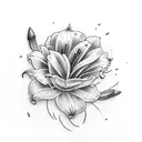 Lily tattoo design idea