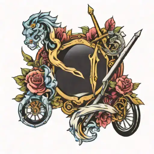 Excalibur  tattoo design idea