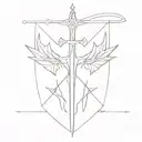 Excalibur  tattoo design idea