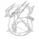 Excalibur  tattoo design idea
