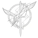 Excalibur  tattoo design idea