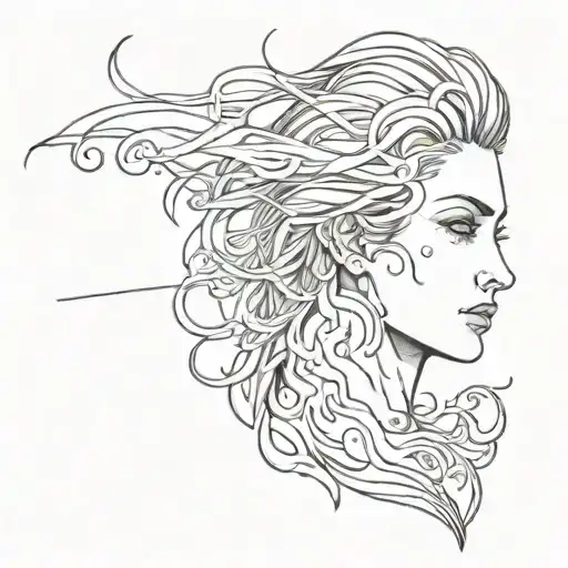 brian in cursive tattoo design idea