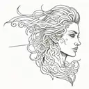 brian in cursive tattoo design idea