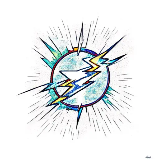 Lightning Bolt tattoo design idea