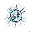 Lightning Bolt tattoo design idea
