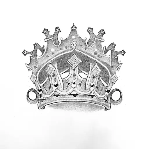 King's Crown tattoo design idea