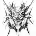 Shadow Fiend Dota 2 tattoo design idea