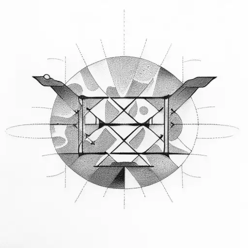 Morse code messages tattoo design idea