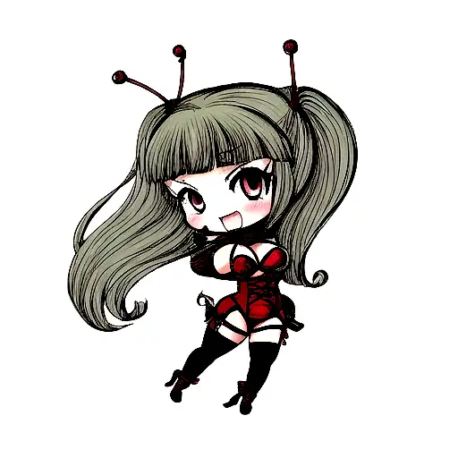 shibari pinup girl  tattoo design idea