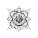 metatron's cube  tattoo design idea