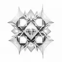 metatron's cube  tattoo design idea
