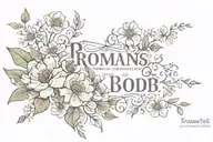 Romans 8:18 tattoo design idea