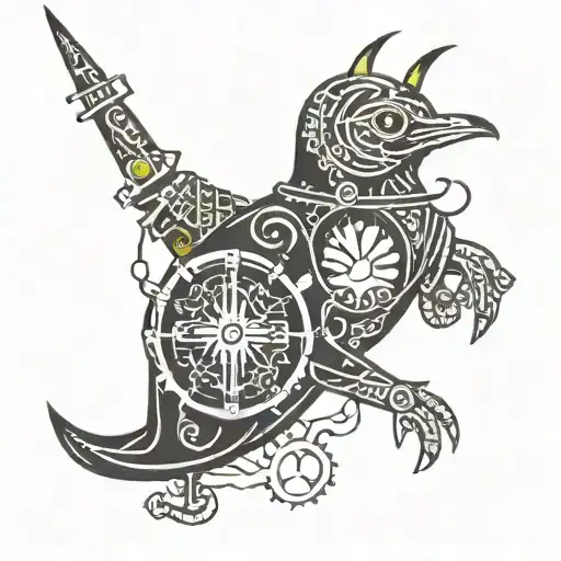 Linux command prompt hacker home  tattoo design idea