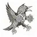 Linux command prompt hacker home  tattoo design idea