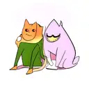 fin and jake from adventure time tattoo design idea