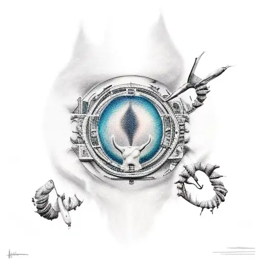 The creation of adam  tattoo design idea