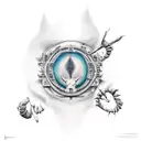 The creation of adam  tattoo design idea