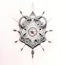 The creation of adam  tattoo design idea