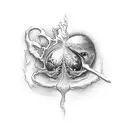 The creation of adam  tattoo design idea