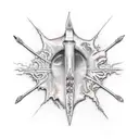 The creation of adam  tattoo design idea