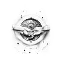 The creation of adam  tattoo design idea