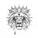 Lion capital of Ashoka tattoo design idea