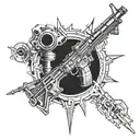 call of duty search and destroy tattoo design idea
