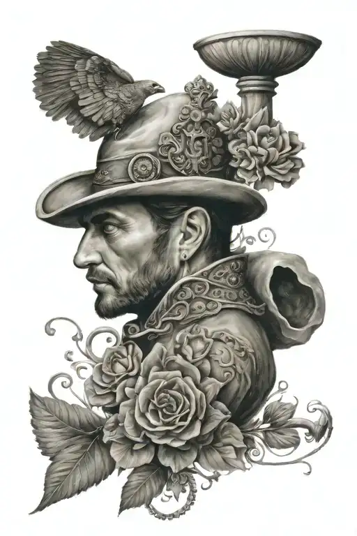 perspolis tattoo design idea