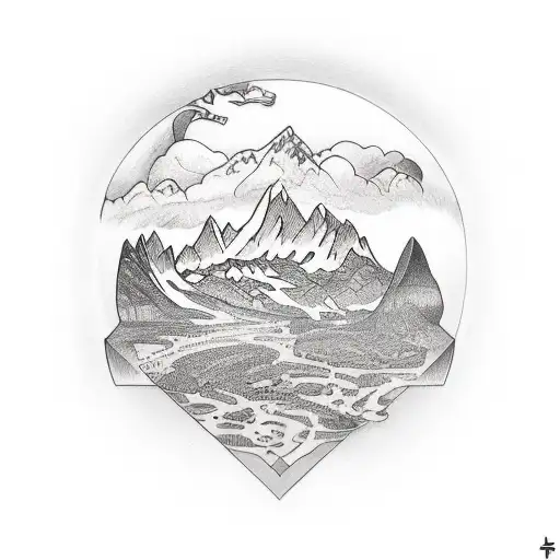 tattoo that symbolizes the end of a 5 month trip to South America tattoo design idea