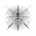 Dragonfly tattoo design idea