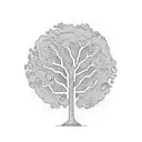 money tree tattoo design idea