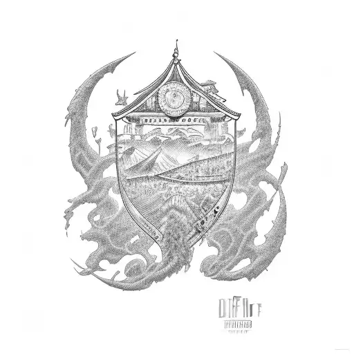 idaho theme with the word "Fitch" tattoo design idea