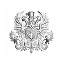Poland flag tattoo design idea