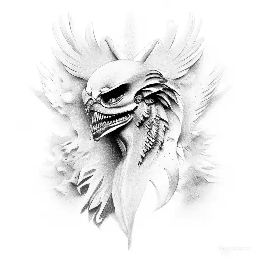 Icarus tattoo design idea