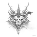 diablo 4 game tattoo design idea