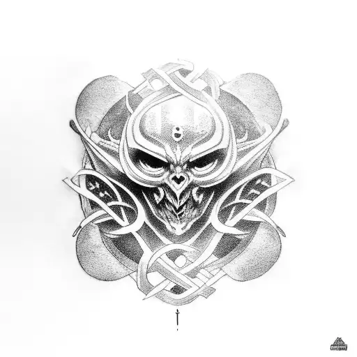 Elden Ring logo tattoo design idea