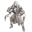 dracula Castlevania tattoo design idea