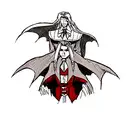 dracula Castlevania tattoo design idea