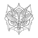 Manta ray, straight tail, style of drawing is like maori island, has a lotus flower in the middle of the manya ray tattoo design idea