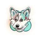 corgi brothers tattoo design idea