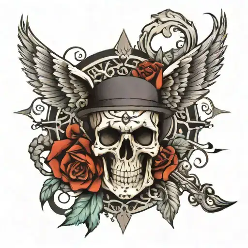 arcangel michael tattoo design idea
