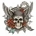 arcangel michael tattoo design idea