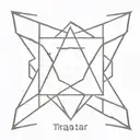 "TRAPSTAR" LOGO tattoo design idea