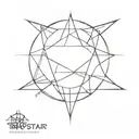 "TRAPSTAR" LOGO tattoo design idea